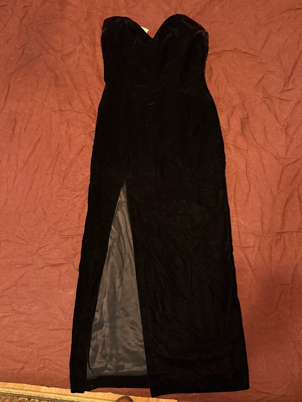 Gunne Sax sleeveless black dress